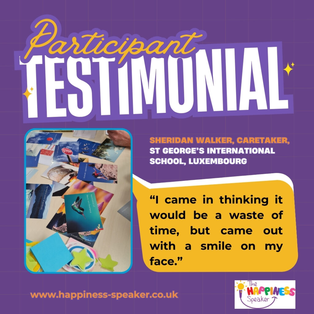 Testimonial from Caretaker at St George's International School, Luxembourg